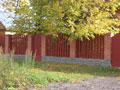 фото деревянная ограда 1